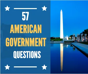 Washington Monument, 57 American government questions