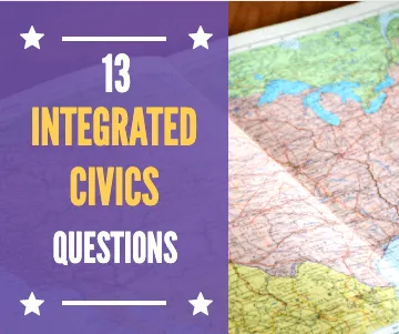 Map, 13 integrated questions